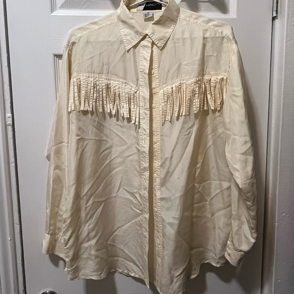 Fringe Button Up - image 1